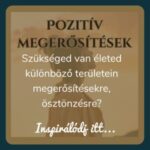 Pozitív megerősítések